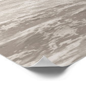 Surfer bij surfen poster (Hoek)