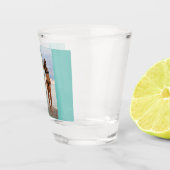 SURFER BIKINI GIRL SHOT GLASS GLASSEN SHOT GLAS (Rechts)