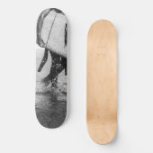 Surfer Black & White Vibes #4 #wall #art Persoonlijk Skateboard (Voorkant)