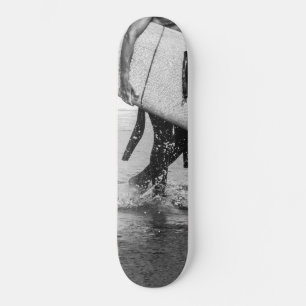 Surfer Black & White Vibes #4 #wall #art Persoonlijk Skateboard