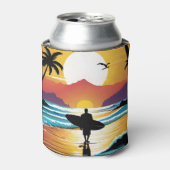 Surfer Blikjeskoeler (Blikje Voorkant)