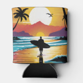 Surfer Blikjeskoeler (Achterkant)