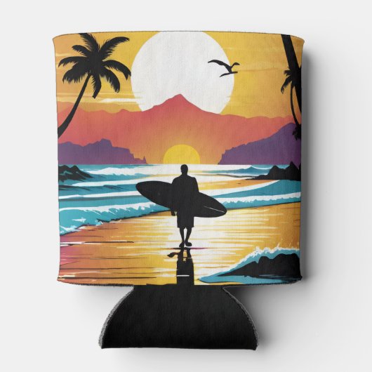 Surfer Blikjeskoeler (Achterkant)