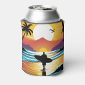 Surfer Blikjeskoeler (Blikje Achterkant)