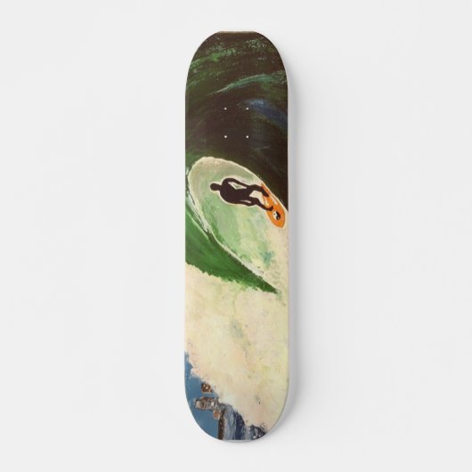 Surfer Bonzai Tuberide Hawaii Skateboard Decart (Voorkant)