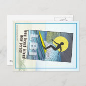 Surfer... Briefkaart (Voorkant / Achterkant)