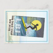 Surfer... Briefkaart (Voorkant)