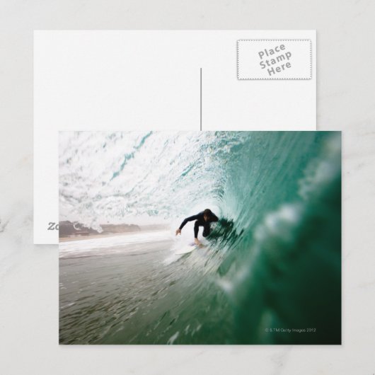 Surfer Briefkaart (Voorkant / Achterkant)