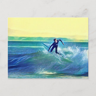 Surfer Briefkaart