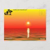 Surfer Briefkaart (Achterkant)