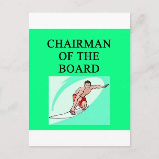 surfer briefkaart (Voorkant)