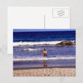 Surfer-Briefkaart Briefkaart (Voorkant / Achterkant)