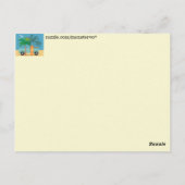 Surfer-Briefkaart Briefkaart (Achterkant)