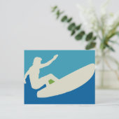 Surfer-Briefkaart Briefkaart (Staand voorkant)