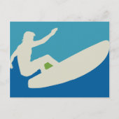 Surfer-Briefkaart Briefkaart (Voorkant)