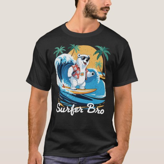Surfer Bro T-shirt (Voorkant)