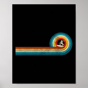 Surfer Cadeau Vintage Golf Retro Surfen Surf Stran Poster
