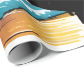 Surfer Cadeaupapier (Rol Hoek)