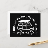 Surfer camper van het leven grappige citaten