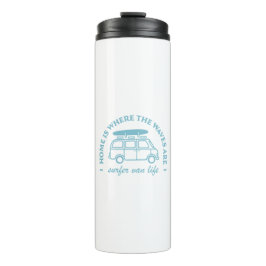 Surfer camper van life road trip surfcitaten thermosbeker