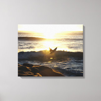 Surfer Canvas Afdruk