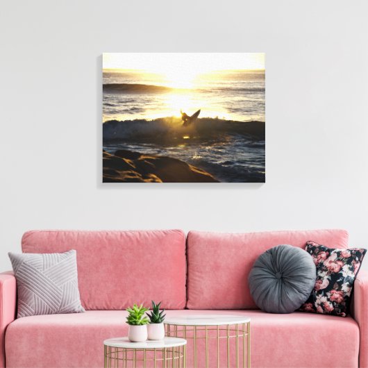 Surfer Canvas Afdruk (Insitu (Woonkamer))
