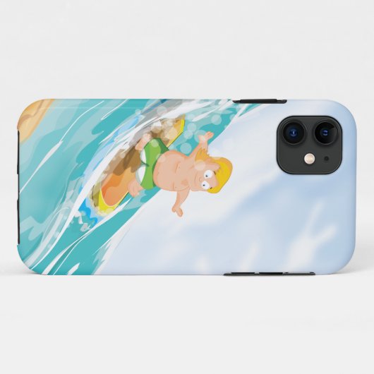 Surfer Case-Mate iPhone Case (Achterkant (horizontaal))