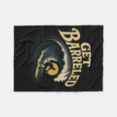 Surfer Catching A Rrel - Get Rreled _1 Fleece Deken (Voorkant (Horizontaal))