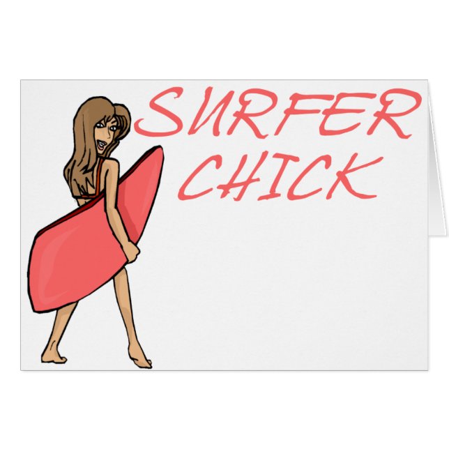 Surfer Chick (Voorkant Horizontaal)