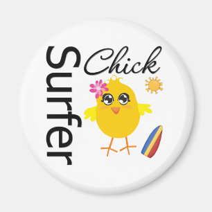 Surfer Chick Magneet