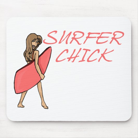 Surfer Chick Muismat (Voorkant)
