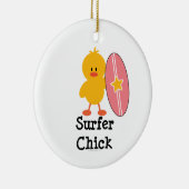 Surfer Chick Ornament (Rechts)