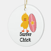 Surfer Chick Ornament (Links)