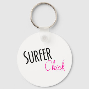 Surfer Chick Sleutelhanger