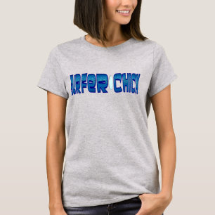 surfer chick t-shirt