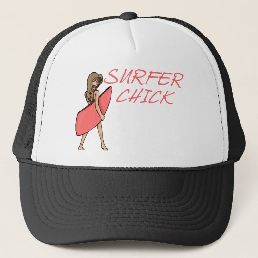 Surfer Chick Trucker Pet (Voorkant)