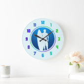 Surfer Clock Grote Klok (Huis)