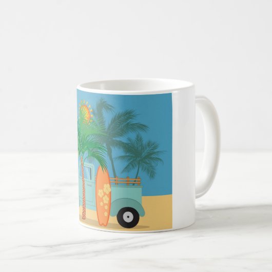 Surfer Coffee-Mok Koffiemok (Voorkant rechts)