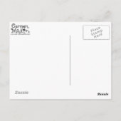 Surfer - Cute Surf Cat Art Briefkaart (Achterkant)