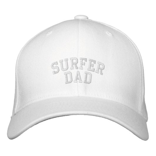 Surfer Dad geborduurd Pet (Voorkant)