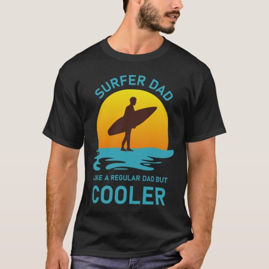 Surfer dad - Surfing T-shirt (Voorkant)