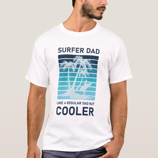 Surfer dad  - Surfing T-shirt (Voorkant)