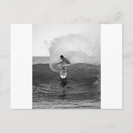 Surfer Dane Reynolds surfende El Salvador Briefkaart (Voorkant)