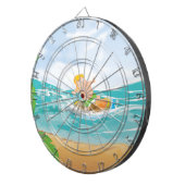 Surfer Dartbord (Voorkant Rechts)
