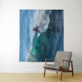 Surfer Digital Impressionisme Wandkleed (In situ)