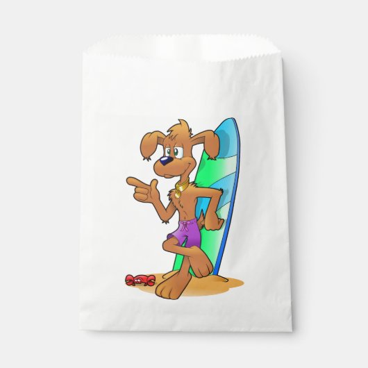 SURFER DOG BEDANKZAKJE (Voorkant)