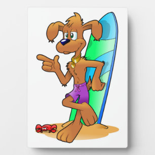 SURFER DOG FOTOPLAAT