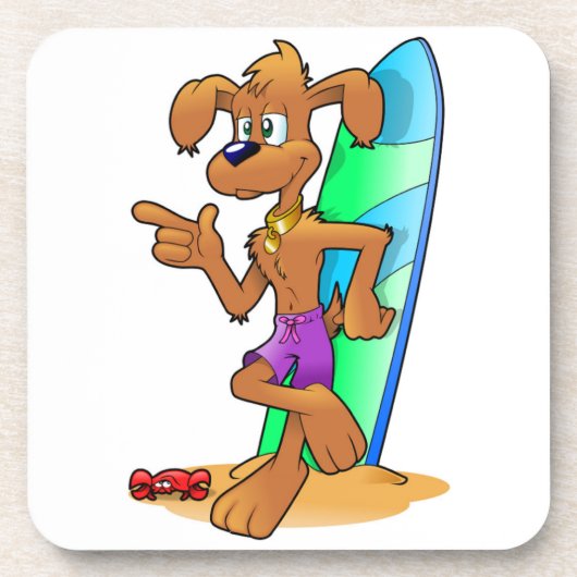 SURFER DOG ONDERZETTER (Voorkant)
