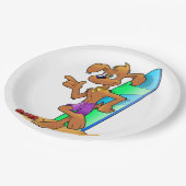 SURFER DOG PAPIEREN BORDJE (Gekanteld)