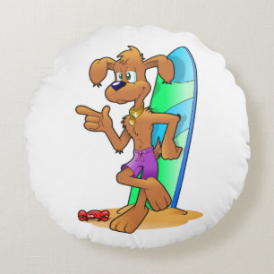 SURFER DOG ROND KUSSEN